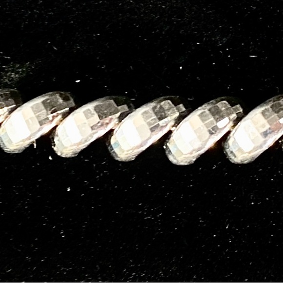 Vintage Milor Italy .925 Sterling San Marco Link Bracelet - Picture 6 of 8